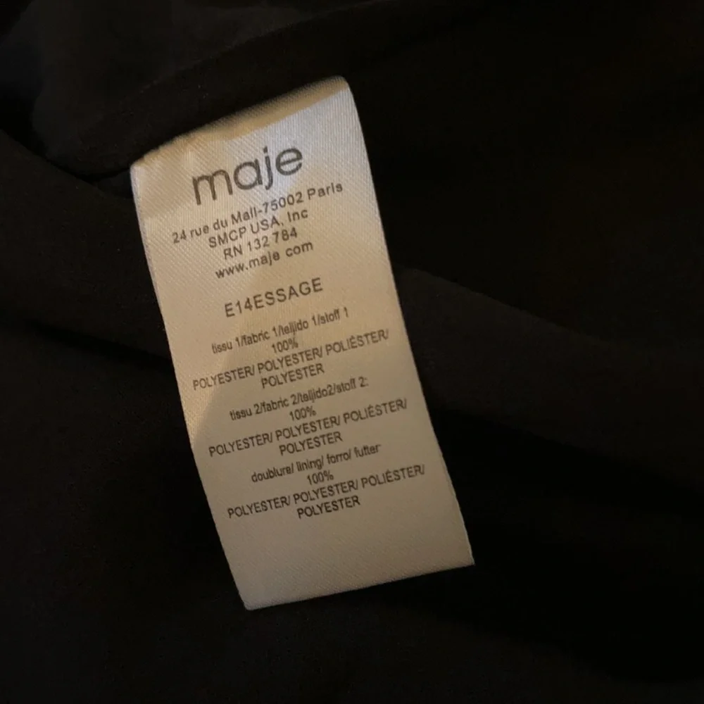 🎉HP!❤️ NWT! Maje ‘Essage’ Luxury Black Tulle Netted Skirt